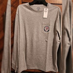 NWT Polo Ralph Lauren Classic Fit Big Pony Graphic Long Sleeve T-Shirt